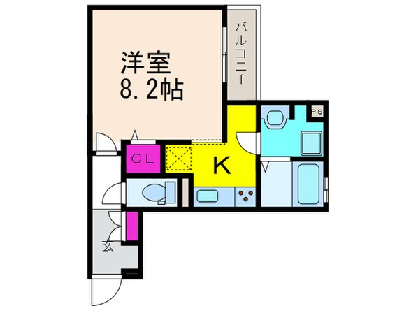 ソシュールの物件間取画像